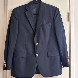 Brooks Brothers 1818 Madison Navy Blazer 38S Loro Piana Wool Made in Canada